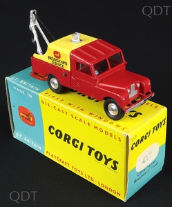 Corgi toys 417 land rover breakdown truck bb800