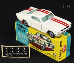 Corgi toys 325 ford mustang fastback bb879