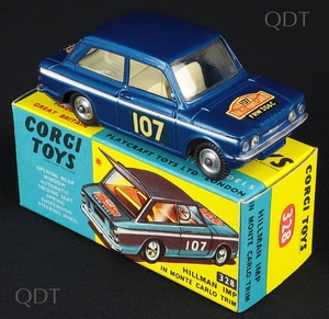 Corgi toys 328 hillman imp monte carlo c759