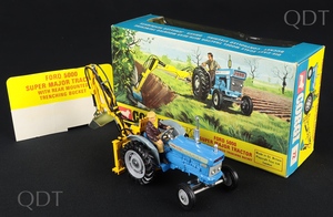 Corgi toys 72 ford 5000 super major tractor trenching bucket bb926