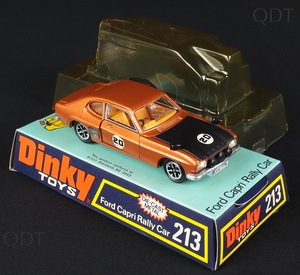 Dinky toys 213 ford capri rally car c348