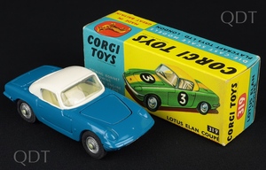 Corgi toys 319 lotus elan coupe t652