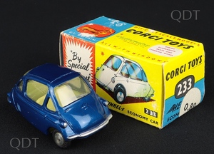 Corgi toys 233 heinkel economy car cc142