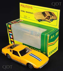 Politoys models 591 ghibli maserati x171