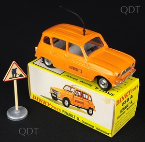 French dinky toys 518a renault 4l autoroutes cc359