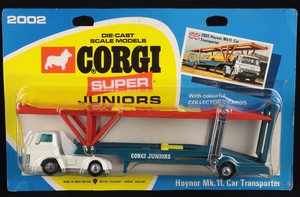 Corgi super juniors 2002 car transporter cc423