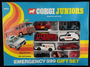 Corgi junior set 3021 emergency gift cc461a