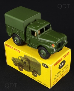 Dinky toys 641 army 1 ton cargo truck bb692