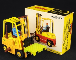 Dinky toys 404 conveyancer fork lift truck cc764