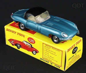 Dinky toys 120 e type jaguar cc834