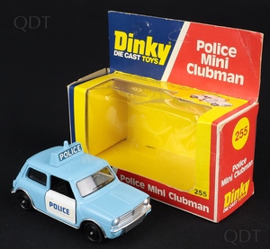 Dinky toys 255 police mini clubman cc849