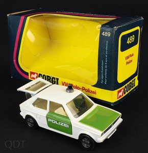 Corgi toys 489 vw polo polizei cc911 front