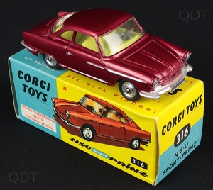 Corgi toys 316 nsu prinz cc913 front