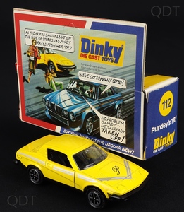 Dinky toys 112 purdey's new avengers tr7 cc995 front