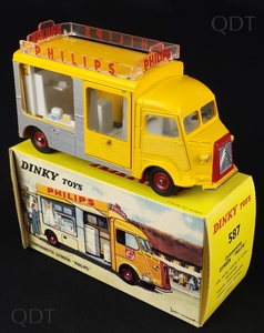 French dinky toys 587 philips van dd44 front