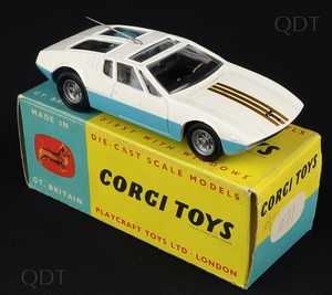 Corgi toys 271 de tomaso mangusta dd94 front