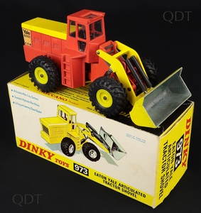 Dinky toys 973 eaton yale artic tractor shovel dd117 front