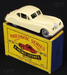 Matchbox moels 32a jaguar xk140 dd127 cream