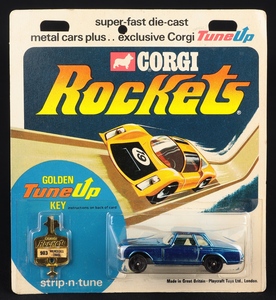 Corgi rockets 903 mercedes 280sl dd128 front