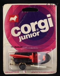 Corgi junior 71 batboat dd133 front