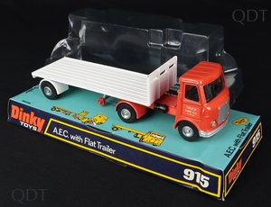 Dinky toys 915 aec flat trailer dd147 front