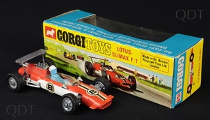 Corgi toys 158 lotus clinax f1 dd172 front