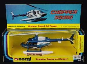 Corgi toys 927 chopper squad jet ranger dd181 front