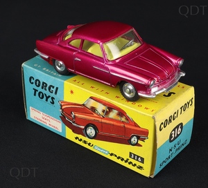 Corgi toys 316 nsu prinz dd222 front