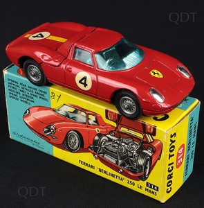 Corgi toys 314 ferrari berlinetta dd275 front