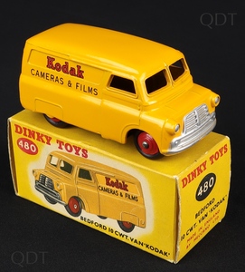 Dinky toys 480 kodak bedford van dd279 front