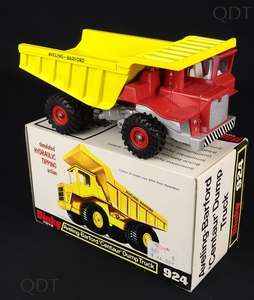 Dinky toys 924 aveling barford dump truck dd268 front