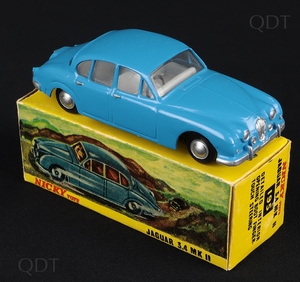 Nicky dinky toys 195 jaguar 3.4 dd289 front