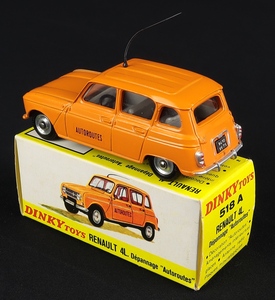 French dinky toys 518a renault autoroutes dd343 back