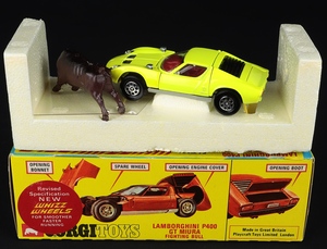 Corgi toys 342 lamborghini bull dd351 back