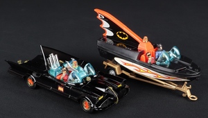 Corgi gift set 3 batmobile batboat dd355 models