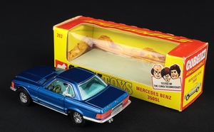 Corgi toys 383 mercedes 350sl dd385 back