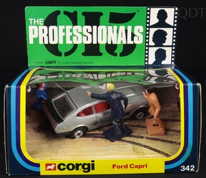 Corgi toys 342 professionals ford capri dd401 front