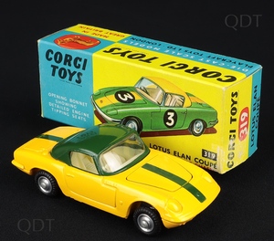 Corgi toys 319 lotus elan dd411 front