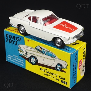 Corgi toys 258 saints car volvo p1800 dd466 front