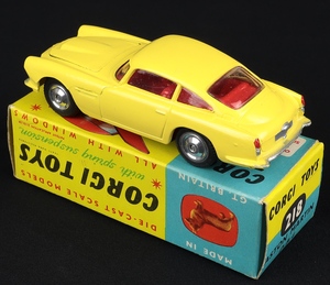 Corgi toys 218 aston martin db4 dd451 back