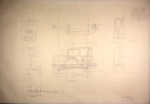 Corgi toys factory scale drawing 164 wild honey dragster 1