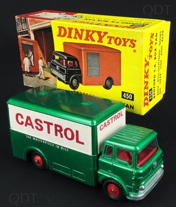 Dinky toys 450 beford tk box van castrol dd489 front