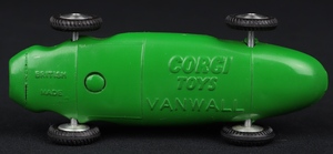 Corgi toys 150 vanwall formula 1 grand prix dd494 base