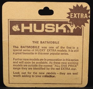 Husky corgi 1202 a batmobile dd501 back