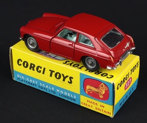 Corgi toys 327 mgb gt dd522 back