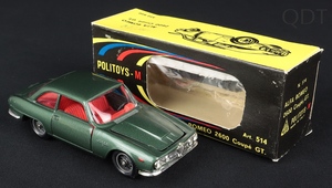 Politoys 514 alfa romeo 2600 coupe x183 front