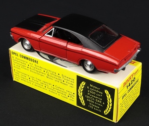 French dinky toys 1420 opel commodore dd542 back
