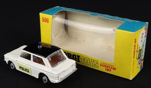 Corgi toys 506 police panda sunbeam imp dd549 back