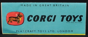 Corgi toys 453 walls refrigerator van cc789 leaflet