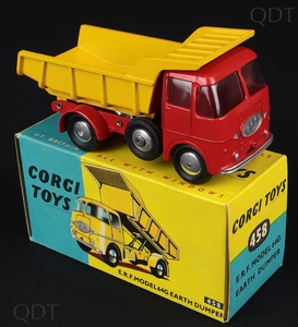 Corgi toys 458 erf earth dumper cc790 front
